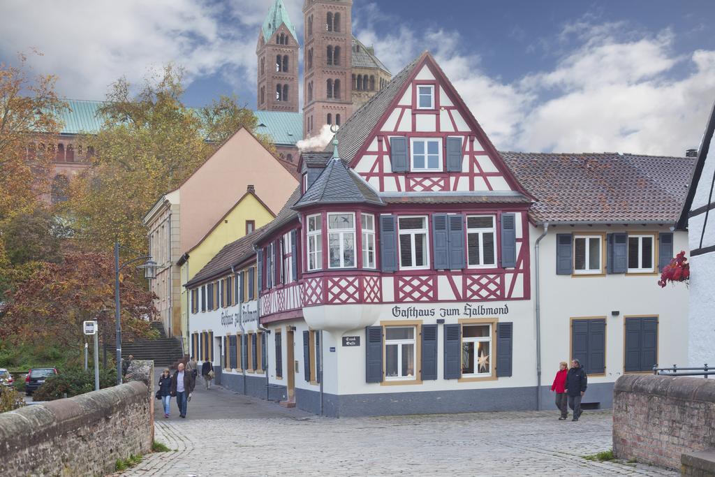 Gasthaus Zum Halbmond Hotell Speyer Eksteriør bilde